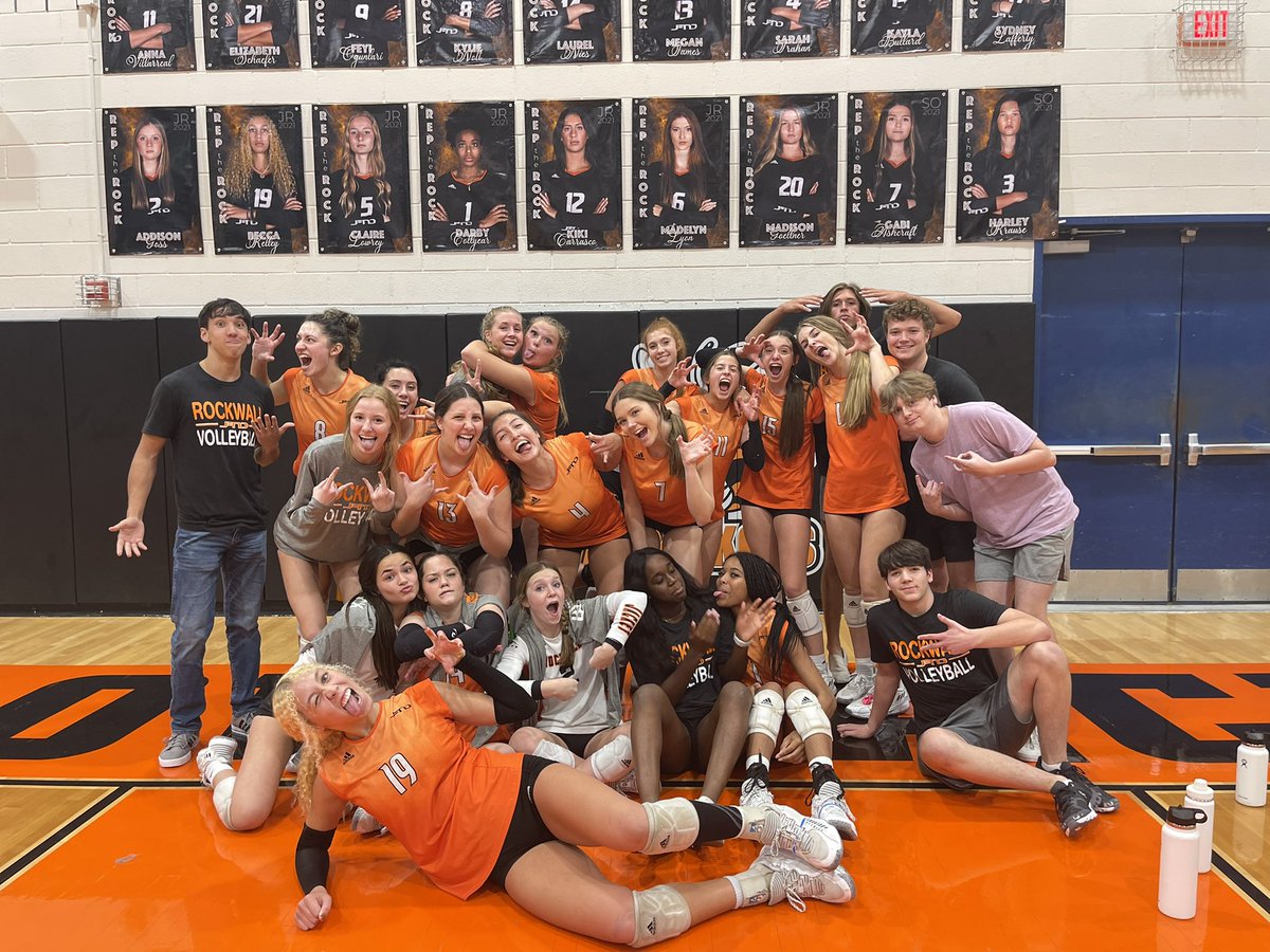 Game time!!!!!! <a href="/Rockwall_Vball/">Rockwall Volleyball</a> dominated 3-0, great job ladies!!!! <a href="/ROCOgameday/">Rockwall County Gameday</a> <a href="/stoolrhs/">Barstool Rockwall</a> <a href="/RHS_PTA/">Rockwall High School PTO</a> @RockwallCJ <a href="/RockwallStuco/">Rockwall StuCo</a> <a href="/RHSStudentSwarm/">Student Swarm</a> <a href="/SwarmRHS/">RHS Student Swarm</a> <a href="/RHSJacketBacker/">RHSJacketBacker</a>