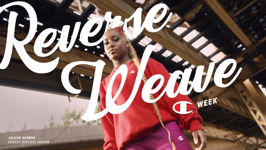 .@energybbdo celebrates @ChampionUSA's iconic franchise with reverse weave week. hubs.la/H0ZcFFN0