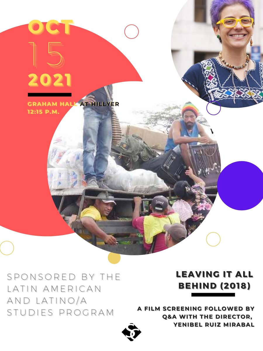 lals_smith's tweet photo. Join us this Friday for a documentary screening of "Leaving It All Behind," followed by a Q&A session with journalist and film director Yenibel Ruiz Mirabal. #LALSAtSmith https://t.co/vw36u6gV03