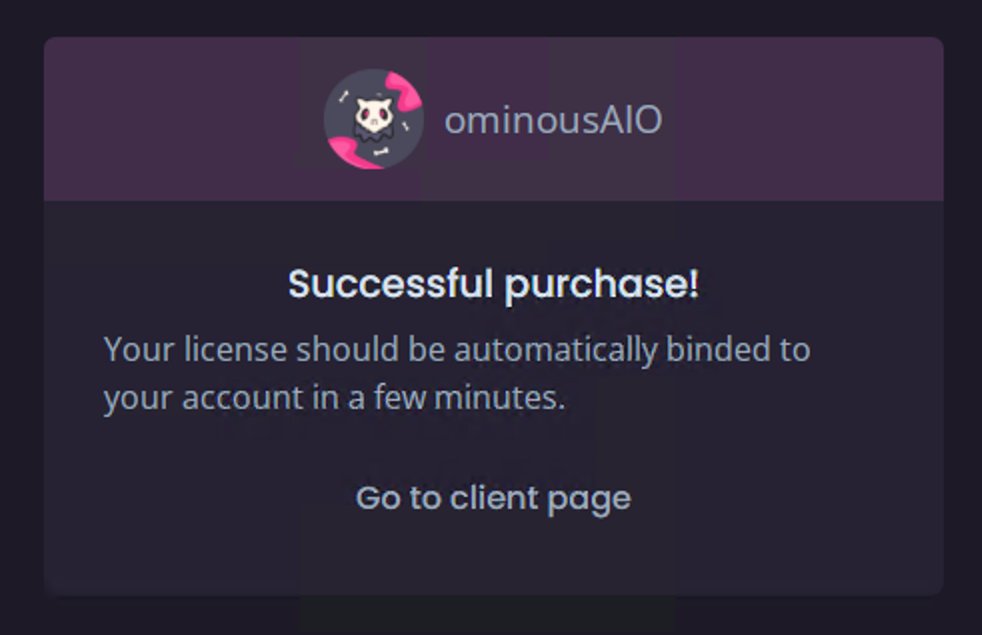 JayJay_2952's tweet photo. A massive thank you to @HBSauce4 and @OminousAIO for the amazing GB! The very best CG and AIO bot out there! Let's do this! https://t.co/pFFws0xsuJ