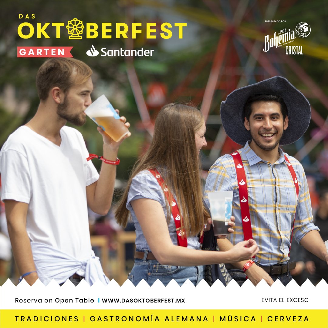 ¿Sin plan para el fin? Organiza a tus amigos y disfruten de #DasOktoberfestCDMX en Restaurante Campo Marte 🥨🇩🇪

Reserva tu mesa en <a href="/opentablemx/">HOTEL DLUXE</a> 🤳 y recibe una cerveza <a href="/BohemiaMx/">BohemiaMx</a> Cristal de cortesía *hasta agostar existencias* 

📱 Info. en nuestra bio