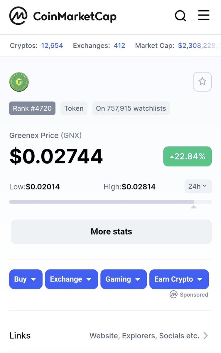 Fiyat gerilemesi. Ama asıl haber hala 757 bin izlenme listesi. Asıl büyük haber gelmeden hemen girmeliler.. #cryptocurrency #crypto #financialmarkets #fintech SON HABERLER #yatırım #inovasyon #MakeMarsGreen