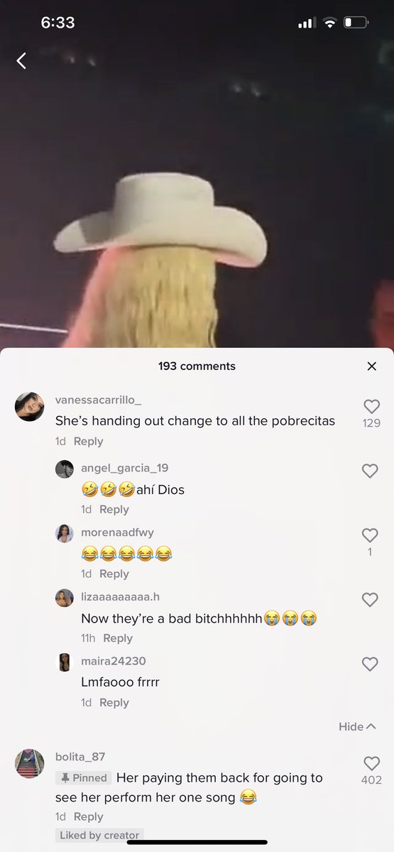 Nessbb1's tweet photo. My tik tok comments are always lit 😂 https://t.co/uXddunWKgd