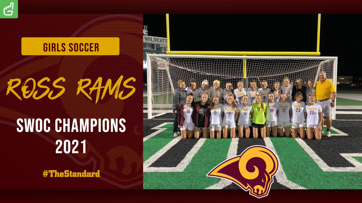 CONGRATULATIONS <a href="/RHS_lady_soccer/">Ross Girls Soccer</a> on becoming the 2021 GIRLS SOCCER SWOC CHAMPIONS!!! #GoRAMS #TheStandard