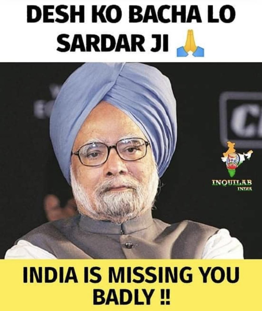 itsBrarBaby's tweet photo. Just before Dr.Manmohan Singh lost power, he said history will be kind to him. He said:- I am sure it will , but it’s too early for such history to be written.@VP 

Dr. said true words and we all felt that. 

#RSS_DividingIndia https://t.co/IlfZO00eSu
