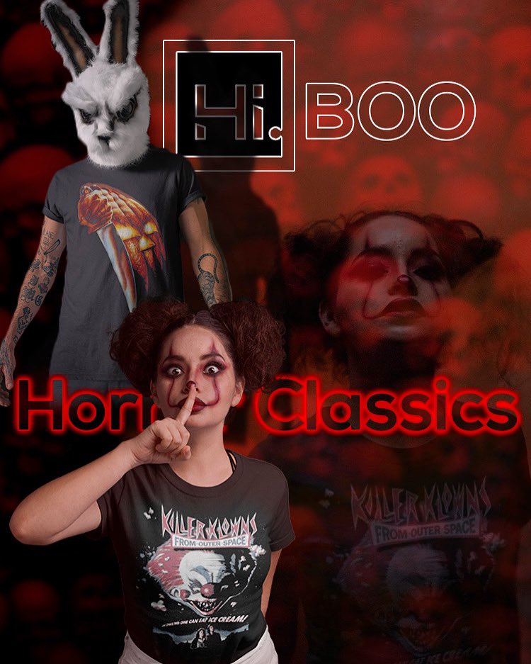 shophypericonic's tweet photo. Hi, Boo. This sale is a total Slasher. 🔪🩸20% Off our Spooky Horror Cult Classics. 💀💀 Use code: SCREAM20 

#halloween #horror #horrormovies #horrorfan #horrormovie #horrorfilm #halloweenmovies #michaelmyers #silenceofthelambs #killerklownsfromouterspace #amityvillehorror #sale https://t.co/74XOow3ijk