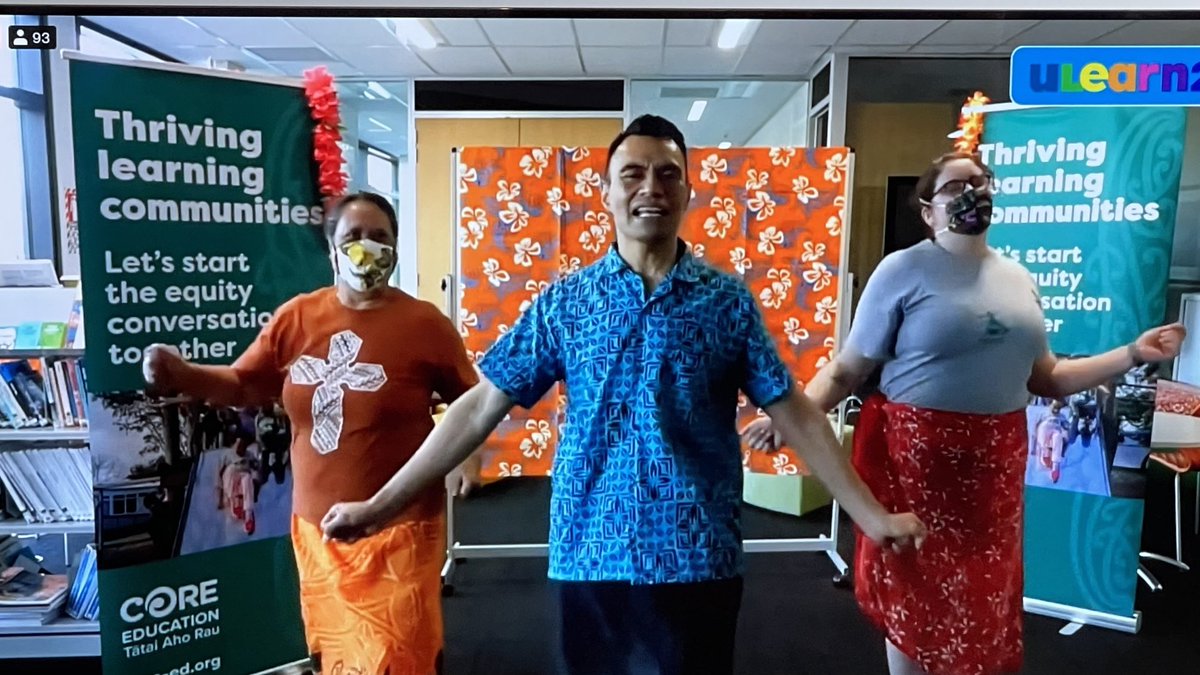RSSDunn's tweet photo. Fitting workout (movin and shakin things up) in preparation for final keynote for today. Tokona te Raki: Māori Futures Collective #uLearn21. https://t.co/SwcXPGQ8vN