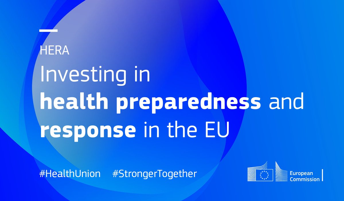 🚨Happening tomorrow🚨
Don't miss HERA Info session on its ongoing calls for tenders under the #EU4Health work programme⤵️
📌14 October
🕙10.00-13:00 CET
Register now👉 hadea.ec.europa.eu/events/info-se… 
#HealthUnion #StrongerTogether