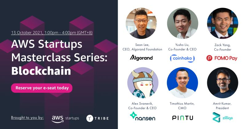 AgentSeanLee's tweet photo. Just wrapped up a super fun session at the AWS/Tribe Masterclass!  Thank you for the invitation and great to partner with @maqstik from Zilliqa to talk about building ecosystems.  We literally covered from A @AlgoFoundation to Z @zilliqa today!! https://t.co/6ckm9MdSmv