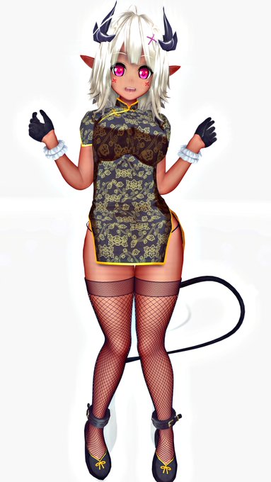 これ、うちの褐色ちゃんです… #COM3D2 