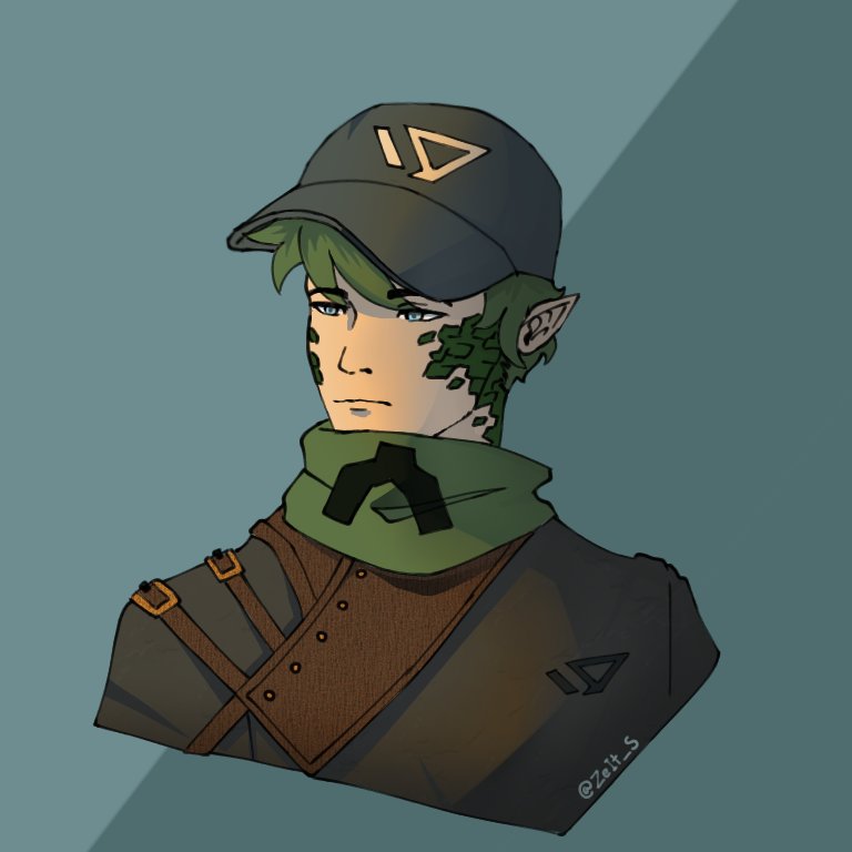 lady_faylynn's tweet photo. I have a new fanart for this guy! @Vivid___9 Anyway, I'm doing my best to design. https://t.co/7dTNOep1QQ