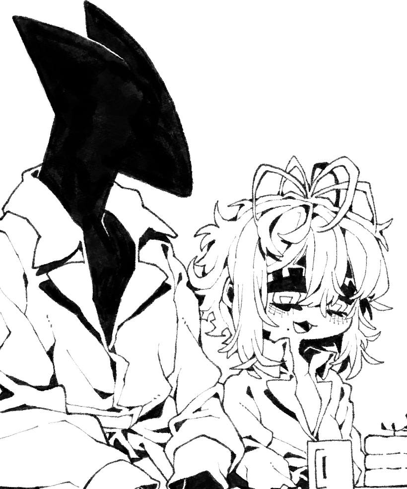흑백 커미션 반신까지 받으며 두상 1.5 반신 3으로 받습니다.

퀄리티는 아래 참고 하시면 됩니다. 연락은 디엠 주세용. 
