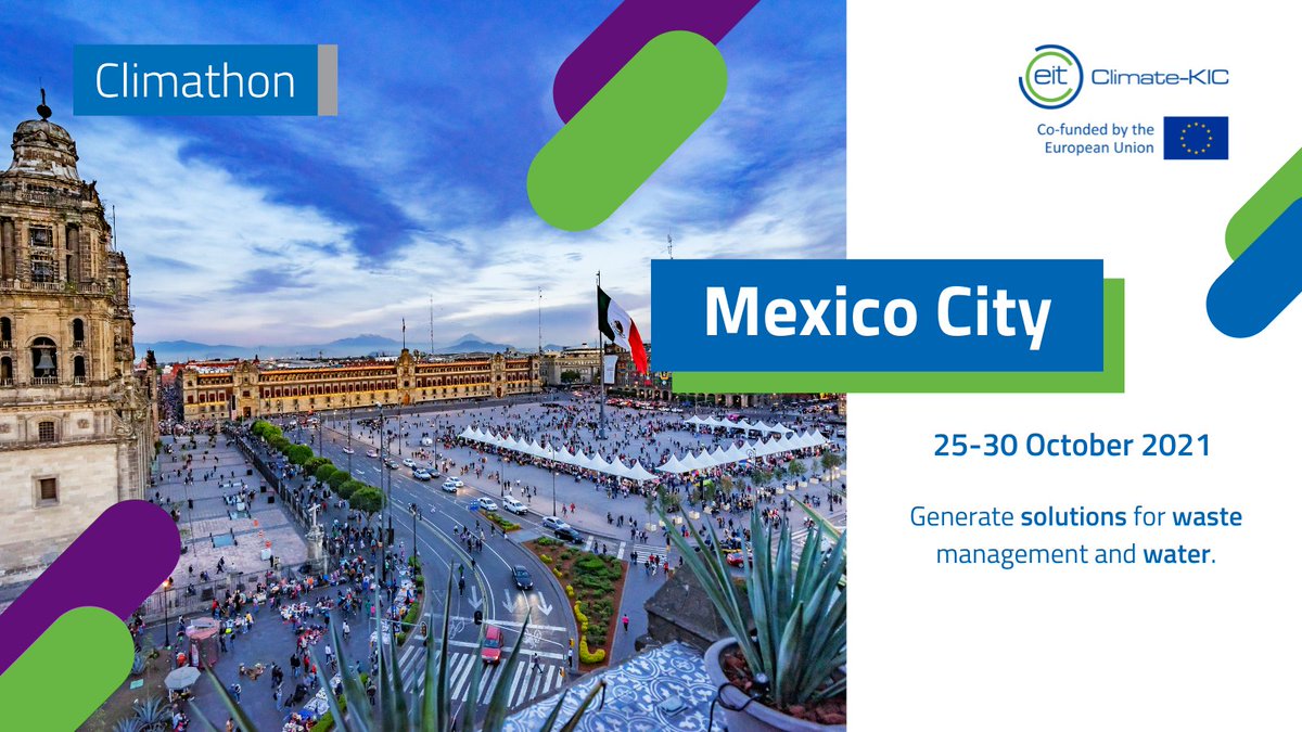 GlobalClimathon's tweet photo. Help Mexico City become carbon-neutral!
The city is hosting a new #Climathon with two challenges:
👉waste management
👉water for everyone

Register today and join a bright community of change-makers:
https://t.co/4sSXLbS83t https://t.co/wEgzgKDfrZ