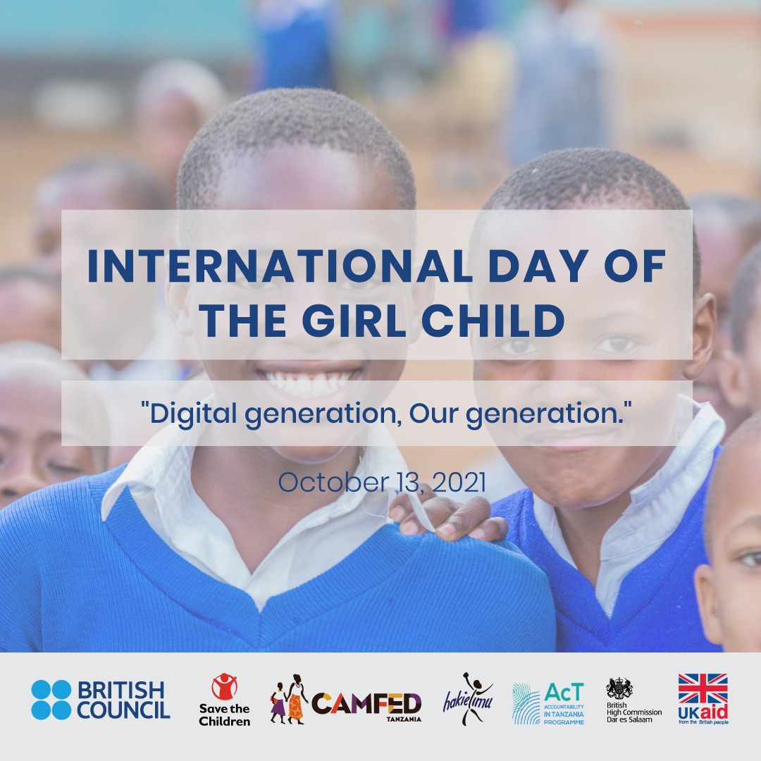 scitanzania's tweet photo. "Investing and empowering girls isn't just the right thing to do  but rather  effective thing to do, not just to girls but to everyone involved...",David Concar H.E British High Commissioner
#IDGC2021 
#GenerationEquality #ProtectAGeneration https://t.co/MAAGKMq3Kq