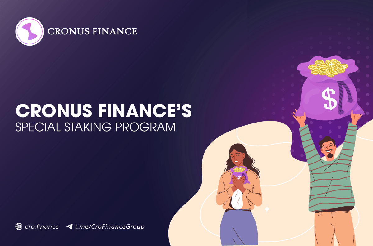 CroFinanceteams's tweet photo. The longer you lock the Token - The more you get?

❌ NO!

✅ With Cronus Finance, you get the highest interest rate with the shortest day package!

A very special Staking program is waiting for you to experience!

#CroFinance #BSC https://t.co/TkazIvLBf8