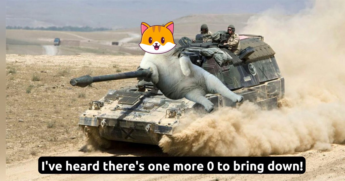 BoyEmptyCup's tweet photo. This is serious, #CateArmy be ready. 
The tank is out! 

#cate
#catecoin
@CATUMIKU1
@SuperCateCoin https://t.co/Tti81dOU5B
