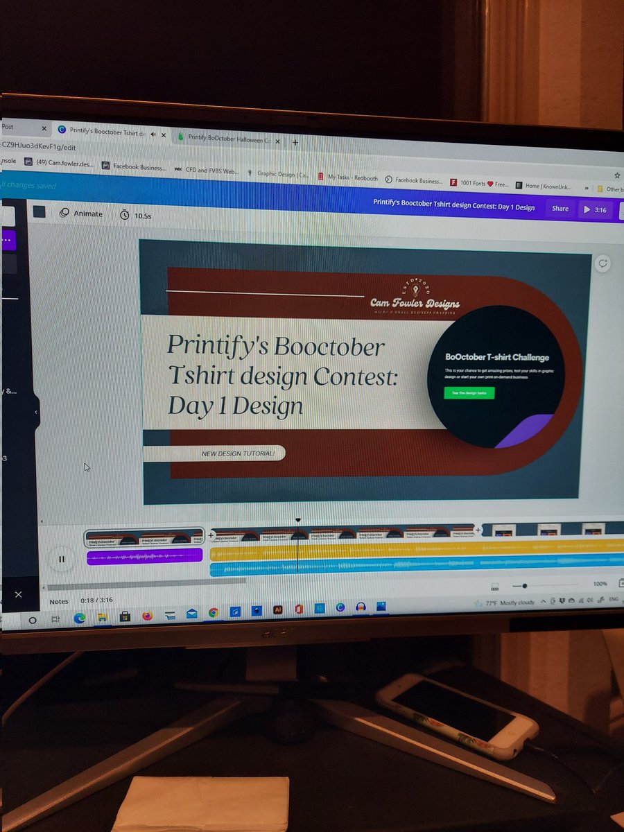 DesignsFowler's tweet image. First time making a YouTube video using @canva video editor..... I&apos;m nervous lmao 💀