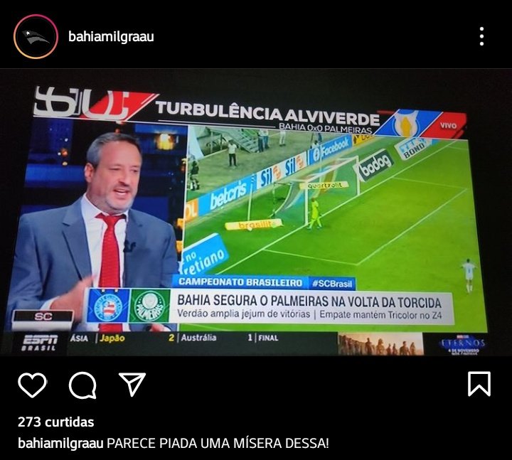 ISTotti's tweet photo. Não adianta. Tem q reconhecer q la se foi o últimos dos bons canais que falavam de futebol.
Por essas e muitas outras q n assisto mais esses debates e consumo e apoio os canais de conteúdo independente. Radio e TV só comentam o q convém.
#RIPESPN #BBMP https://t.co/yNdJaqeLwP