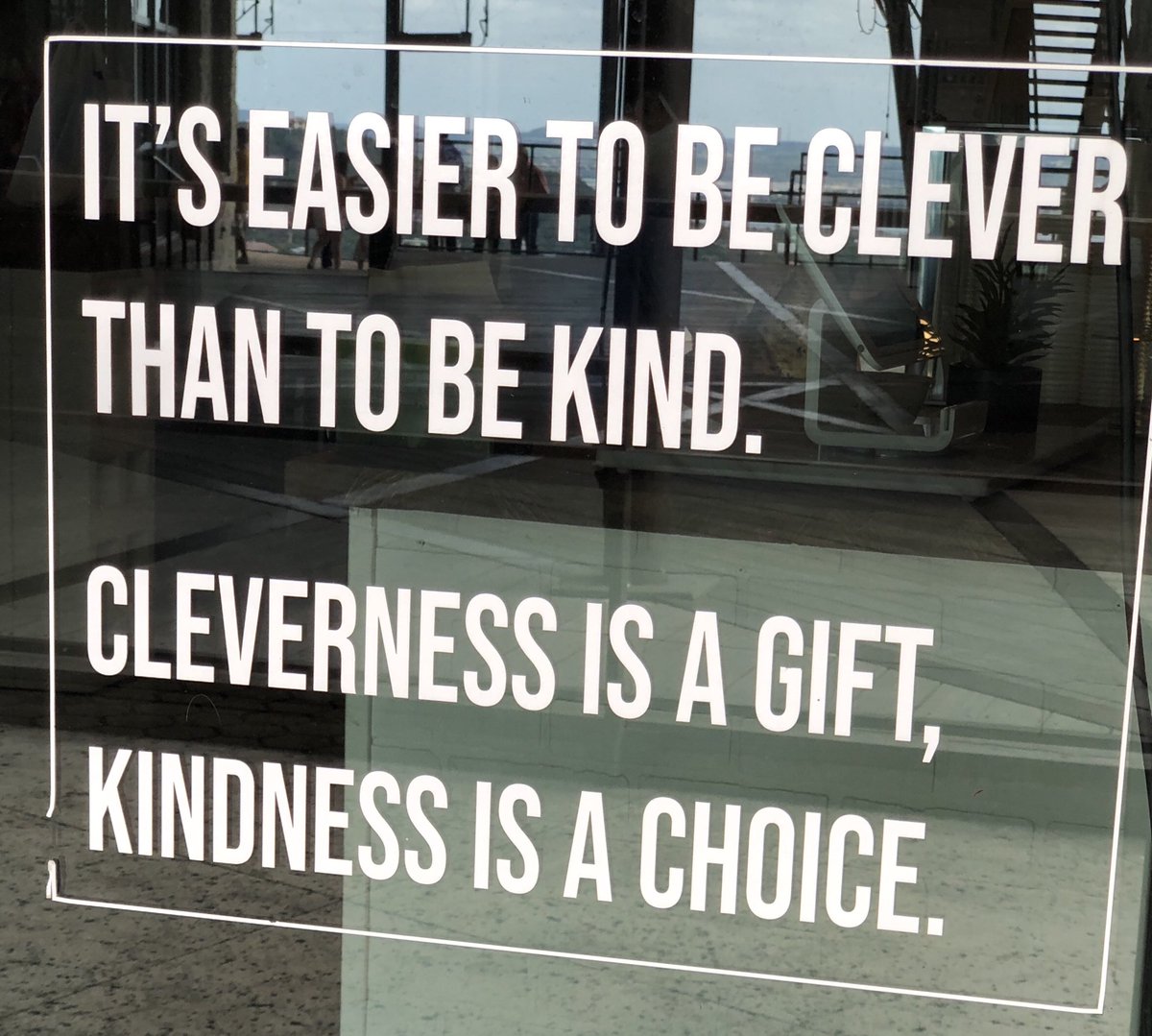DrJonelle's tweet photo. Positive reminders are often around us. https://t.co/bTiKmKGk1Q