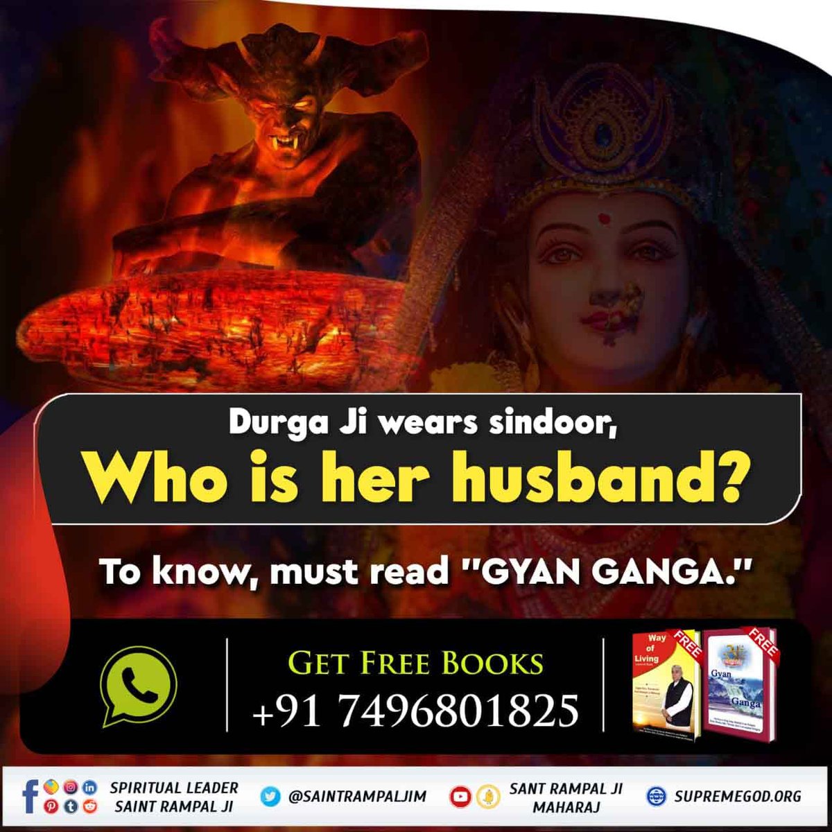 1rajkumar123's tweet image. #TrueKnowledge_On_Navratri

worshiping Durga in any way is not the right way to worship. And such worship does not allow any devotee to be free from the strings of death and birth
पशुबलि प्रथा अंधविश्वास