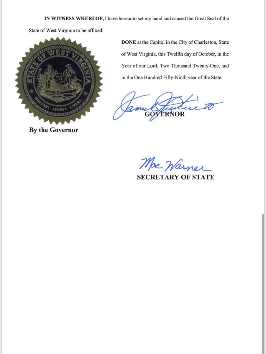 officialdaniwv's tweet photo. Be informed! Two more agenda items added to special session. 1.Supplemental appropriations $4M for Division of Justice and Community service.                                                          2. Medical/religious exemptions for Covid19 vaccinations. https://t.co/0RN3Za8ERO