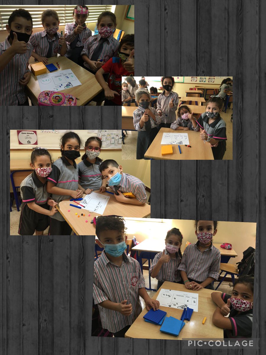 samah_hosna's tweet image. Grade 2 learners worked cooperatively to practice the place value and the value of numbers up till 999 @MakAishaSchool !! @FawziehHn 
#math_is_fun