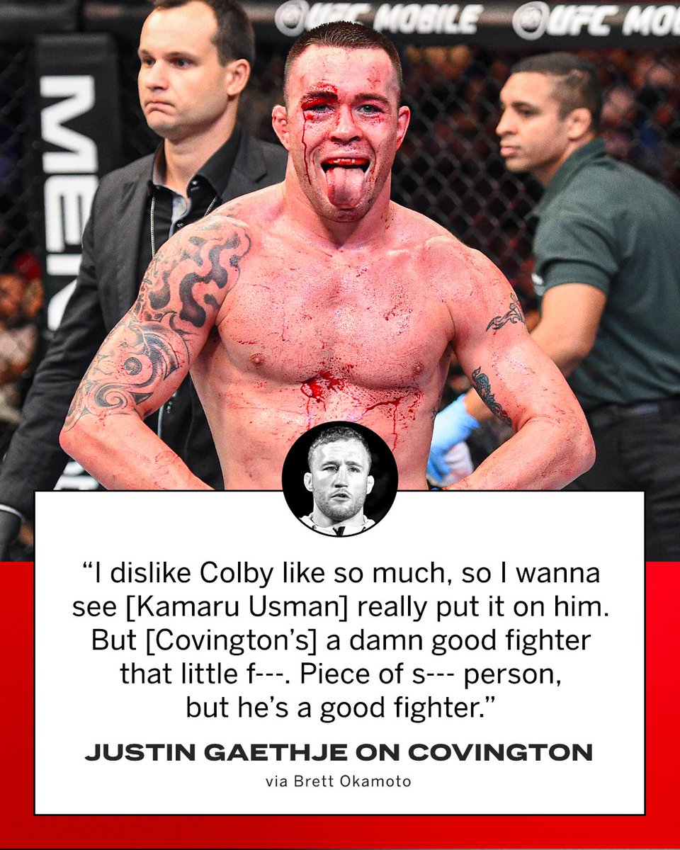 espnmma's tweet photo. Tell us how you really feel, Justin 👀 

(via @bokamotoespn) https://t.co/Gh4bsTMnrm