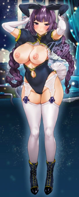 【フィギュア原案イラスト】
本日から予約開始となりましたレチェリーさんの「天甜 青バニーver.」の原案イラストを掲載します👯 