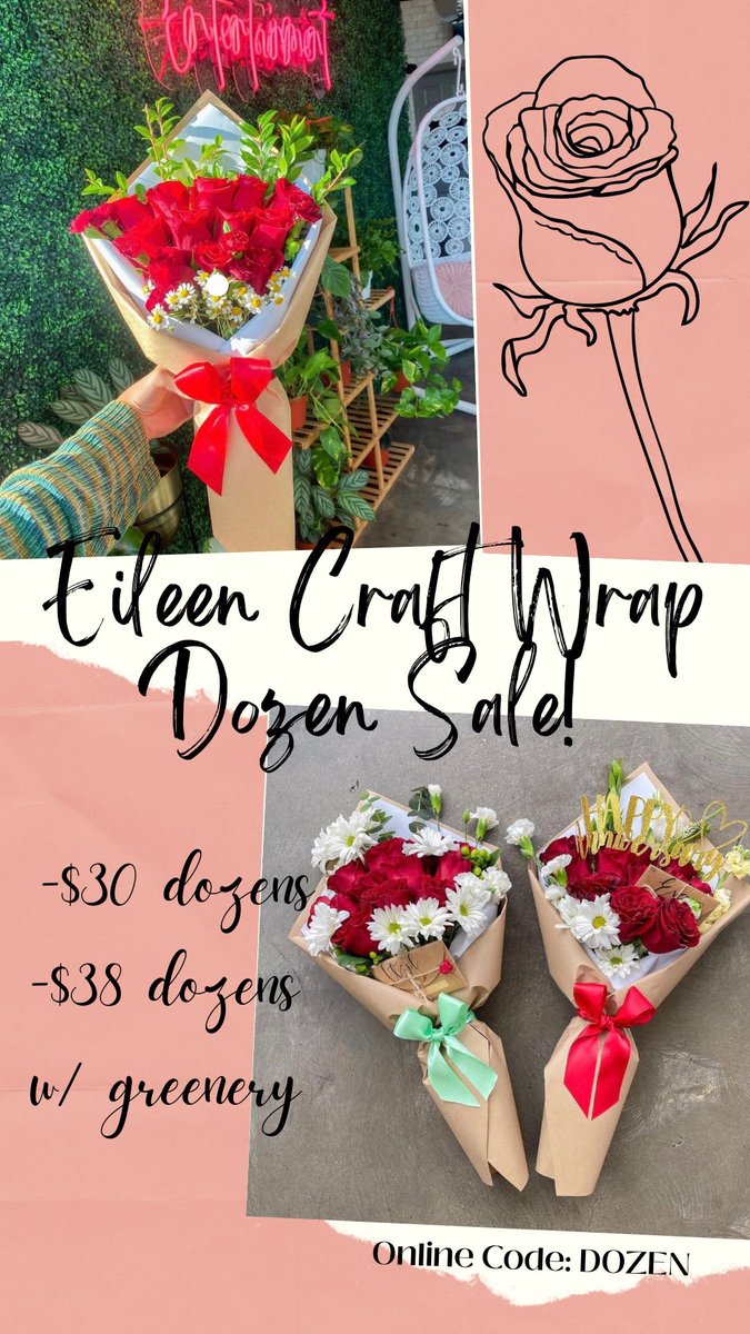 eileensfloral's tweet photo. Place those orders online and we hope to see you in store tomorrow too! 😍❤️ https://t.co/aTau8clmHA