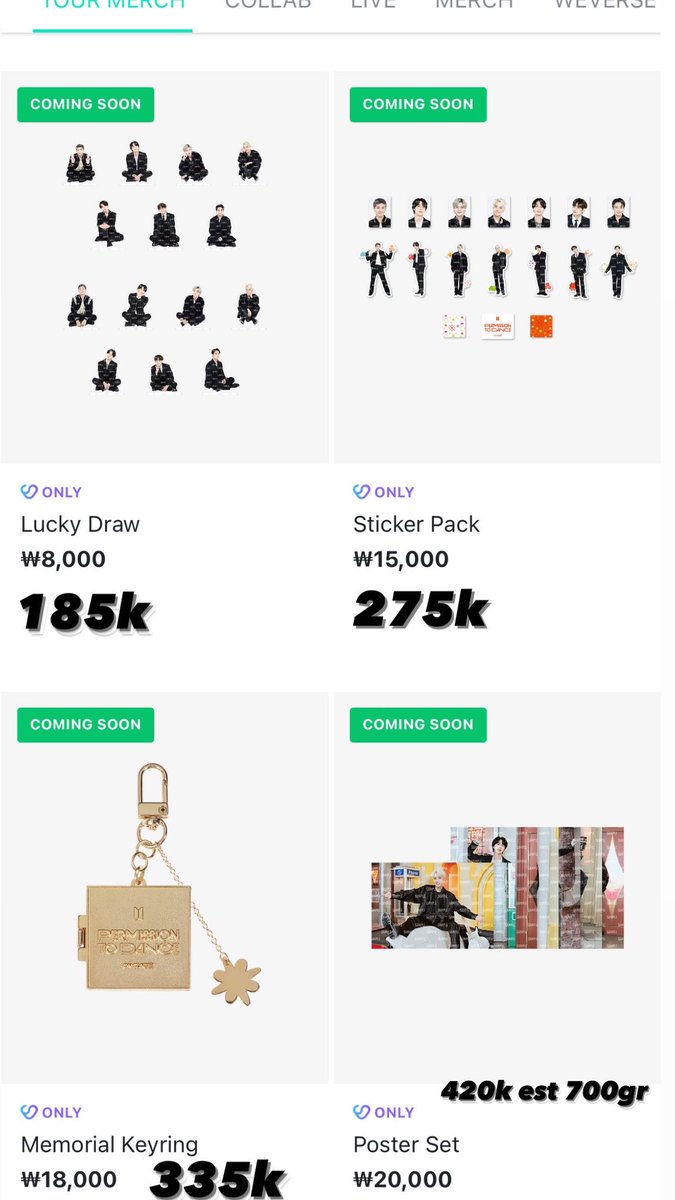 BTS OFFICIAL & FANSITE GOODS tweet media