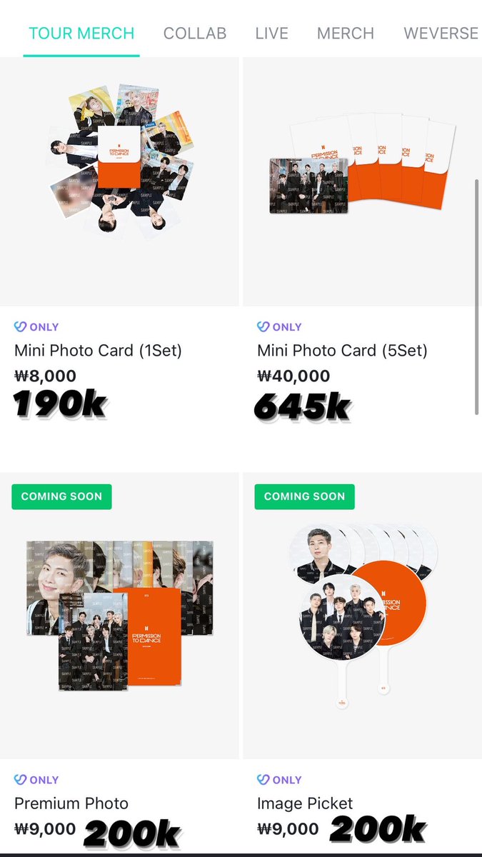 BTS OFFICIAL & FANSITE GOODS tweet media