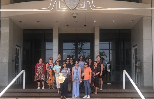 Our AMEP Level 2/3 students at Palmerston (Darwin, NT) visited Parliament House as part of their Settlement Topic which they are learning at the moment. What a fabulous day they had!