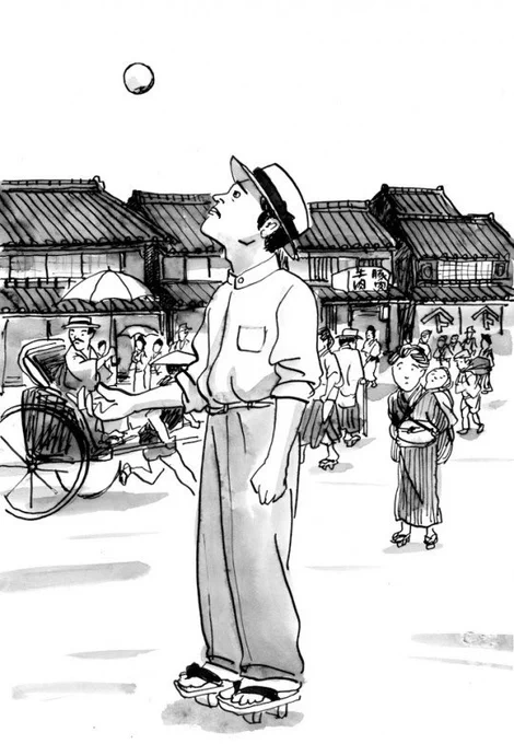 時代物(明治時代)挿絵。
2枚目は西洋式木橋の日本橋。
4枚目は神田の青年会館。 
