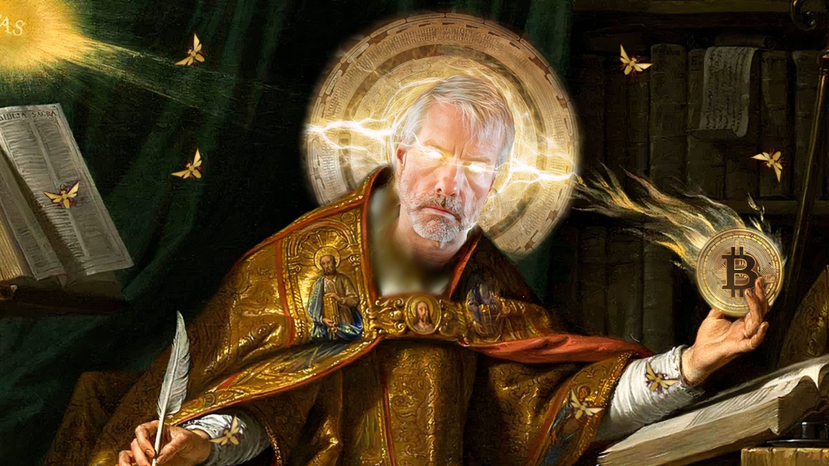 "Michael Saylor having The Truth revealed by Divine Grace."