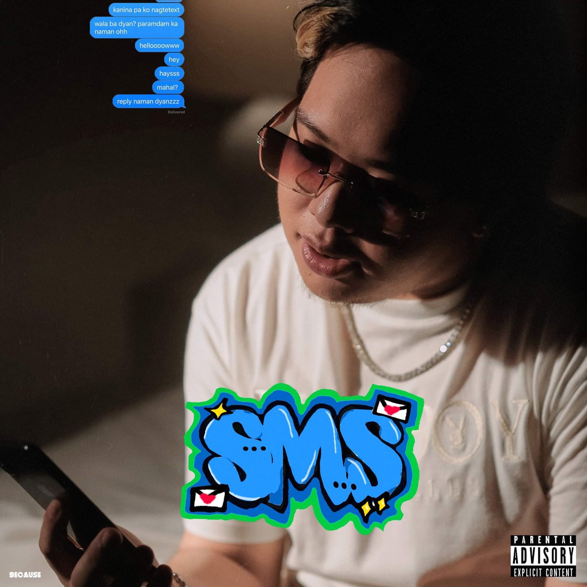 because0801's tweet photo. Because - SMS 💌

Official Cover Art 

Newest single "SMS" 
OUT on Tuesday | October 19

MV Teaser this friday https://t.co/E4LQMMrvBC