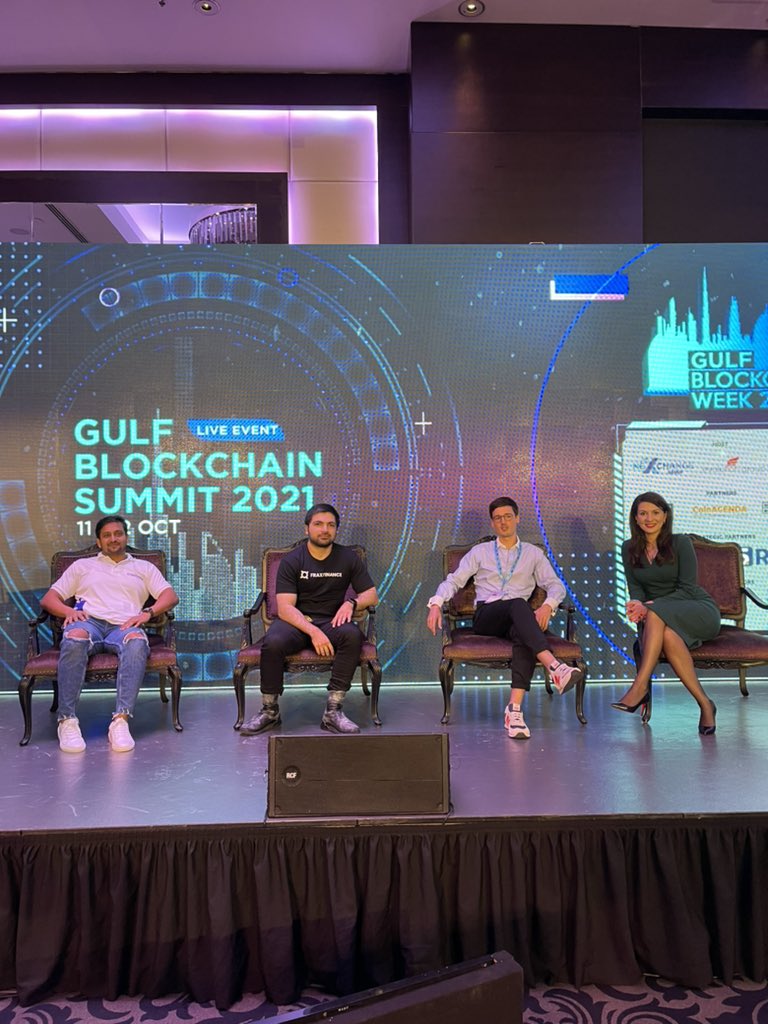 MariaV54's tweet photo. 📍Moderating a panel at #gulfblockchainweek #dubai🇦🇪 https://t.co/6v8DXcLQqD