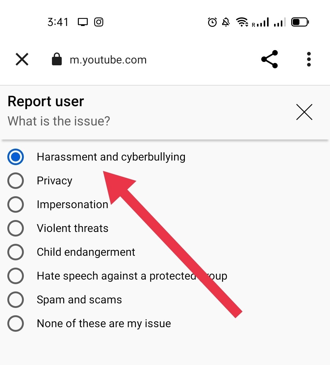 fadzirazak's tweet photo. @yoursturulypir Guys, tak payah komen, tak view pun video tu. Kalau korang view, dia dapat duit. Report je akaun dia.

1. Cari Mizan Majid dekat Youtube. 
2. Klik 3 titik dekat belah atas kanan.
3. Klik Report user
4. Pilih Harassment @ Violent 
5. Klik submit

Stop making stupid people popular. https://t.co/sFGuTduKPH