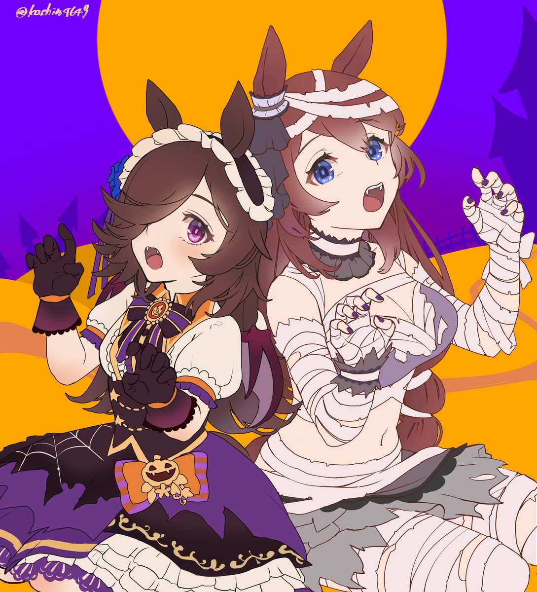 ハロウィンウマ娘の制作ダイジェスト✍️ 