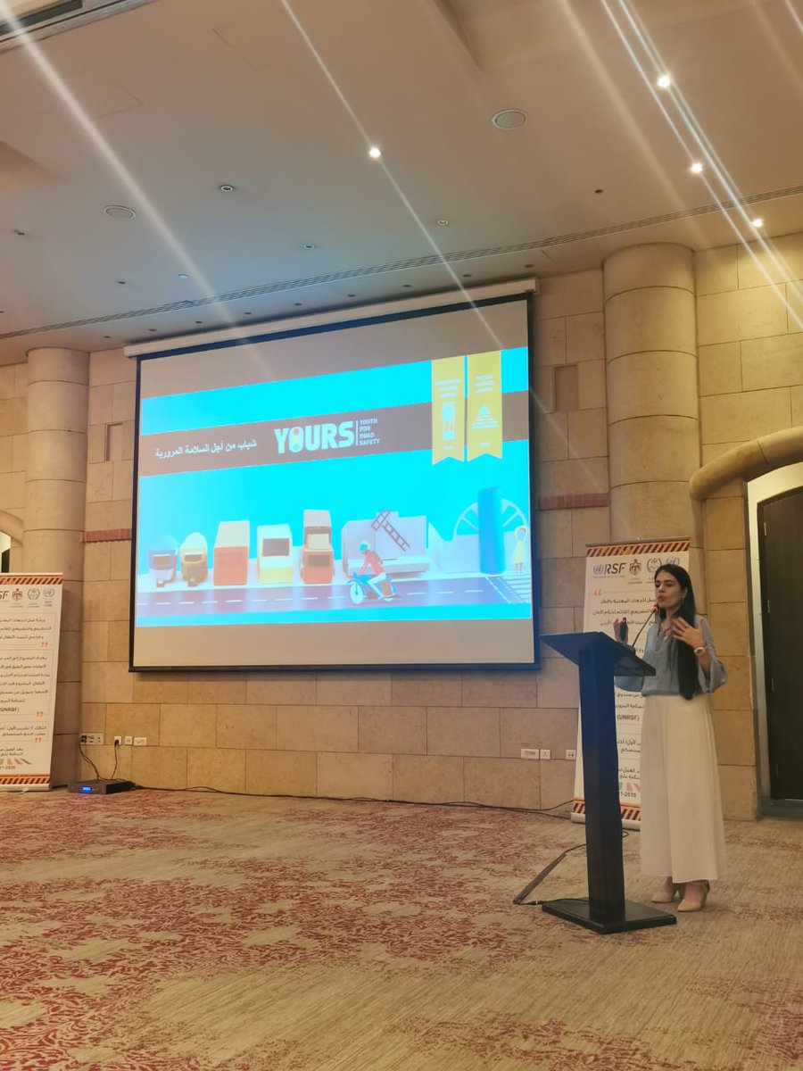 نظّمت الإسكوا يوم أمس ورشة عمل حول استخدام حزام الأمان وكراسي تثبيت الأطفال في المركبات بدعم من صندوق الأمم المتحدة للسلامة المرورية. هناك قصور تشريعي واضح في قانون السير الأردني حول إلزام السائقين والركّاب باستخدام وسائل الحماية والتثبيت وسنعمل مع الجهات التشريعية لتعديل وإضافة