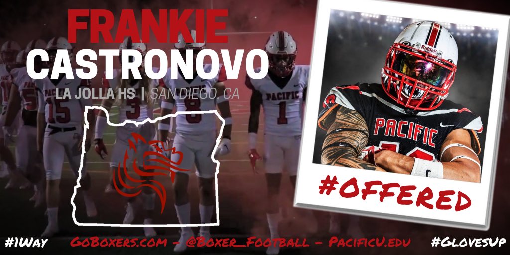 Honored to receive my first offer to Pacific University. Fired up to have the opportunity to play at the next level! <a href="/Boxer_Football/">Pacific Football</a> <a href="/LJHSVIKINGFB/">La Jolla Vikings Football</a> <a href="/iTz_Rev/">Coach Paul Revis</a> <a href="/CoachRoachLJ/">Tyler Roach</a> <a href="/Daygofootball/">San Diego Football</a>