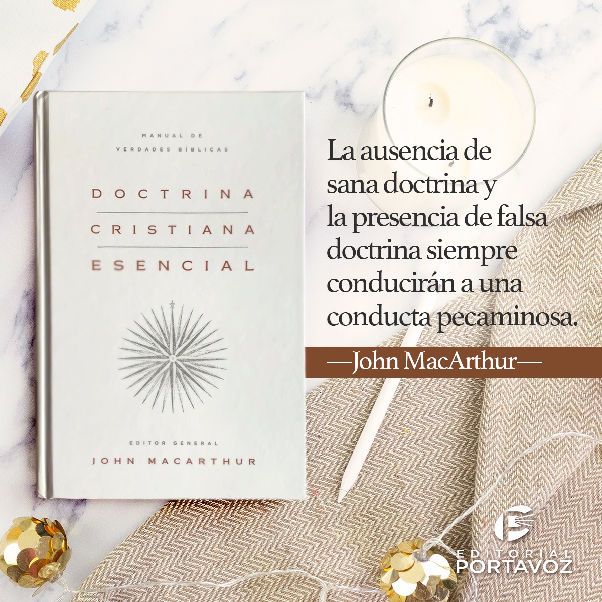 EdPortavoz's tweet image. Te presentamos «Doctrina cristiana esencial», escrito por John MacArthur: una presentación precisa, coherente y bíblica de la doctrina que es el marco tanto de la teología como de la vida cristiana.
Consigue tu copia hoy haciendo clic en este enlace: portavoz.com/teologia/doctr…