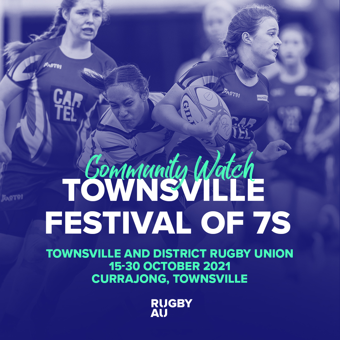 playrugbyau's tweet photo. 📢 Rugby fans in North Queensland! 

Keep an eye out next week for the TDRU - Townsville and District Rugby Union Festival of 7s.

More info: https://t.co/CwrNBcQQOQ

#PartOfMore #CommunityWatch https://t.co/AauAP9mhQE