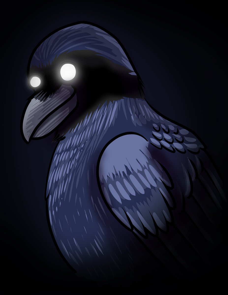 FellMacQ's tweet photo. Was working on another project, so I’m slowly catching up on Inktober.

🐦 Inktober Day 5: Raven 🐦

#Inktober #inktober2021 #digitalart https://t.co/cJpCkjxcaF
