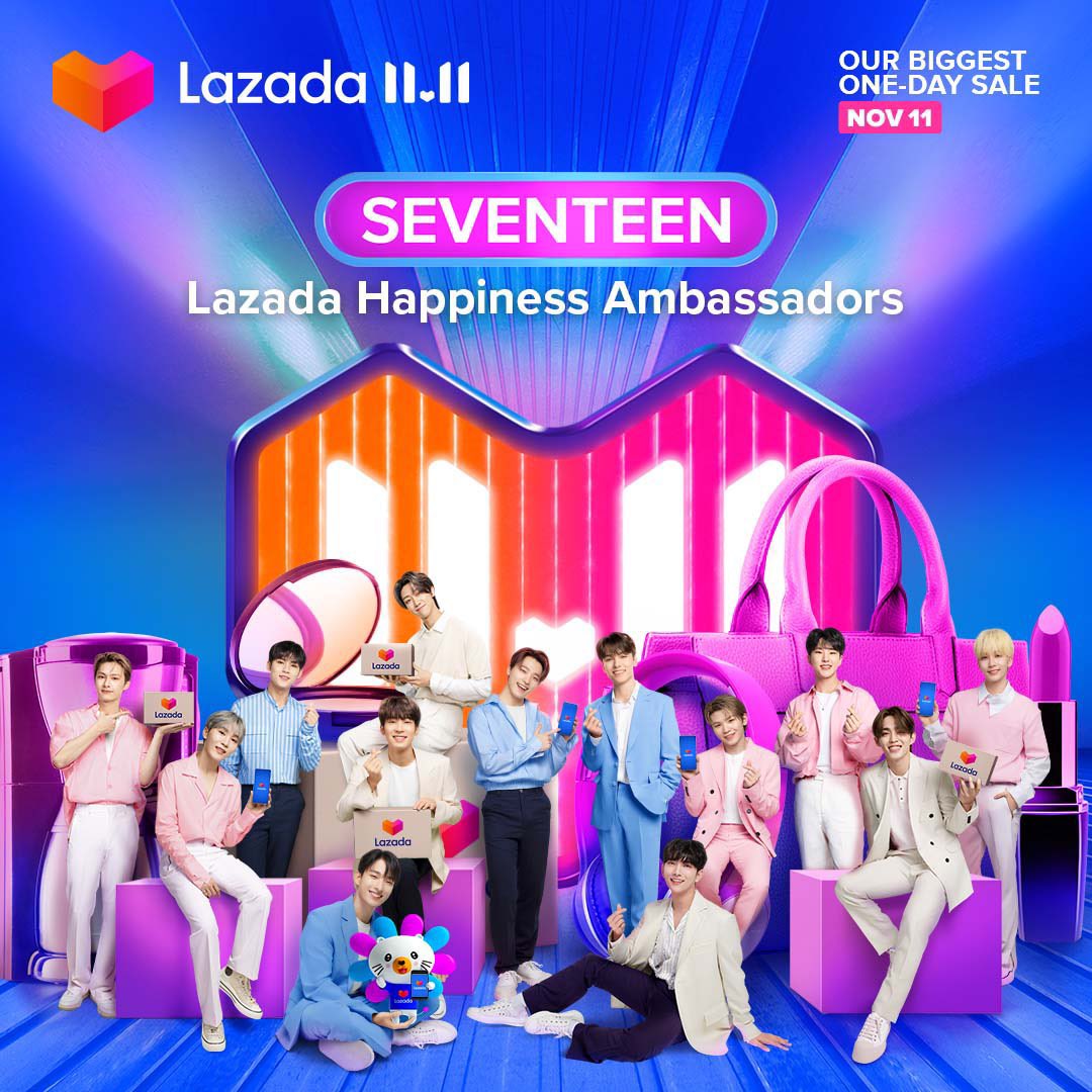 min9yu_tttop's tweet photo. “SEVENTEEN will take the main stage to perform its hit songs ‘Left &amp; Right’ and ‘Ready to Love’ at the 11.11 Super Show on November 10”

omg??? 💙💗

#LazadaxSEVENTEEN #세븐틴 
@pledis_17 https://t.co/rbeHOI80hM