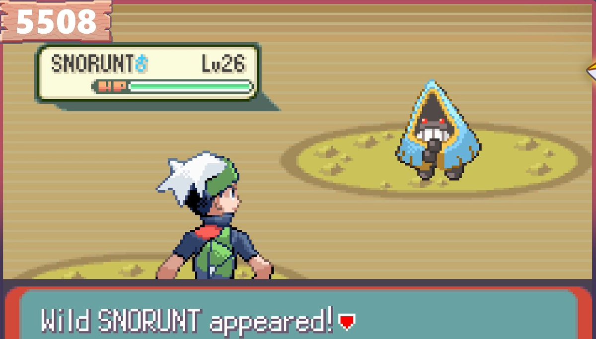 Shiny Snorunt after 5508 RE's. Got this after only the 1st phase. Incredible shiny that I thought I would never get, super happy about this. Also my 1st phase for Spheal. Vid Soon!