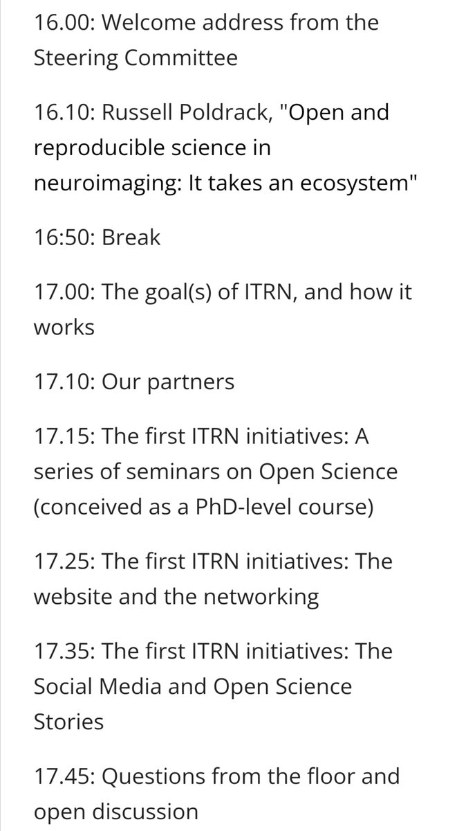 italianrepro's tweet photo. It’s our first official meeting tomorrow! 
Come meet our great keynote speaker @russpoldrack, 
and learn about our future initiatives 💥
more info 👉🏻 https://t.co/ARWNs4E7jo
#ITRN
#OpenScience #openaccess #reproducibilitynetwork https://t.co/eEPVNIiZOO
