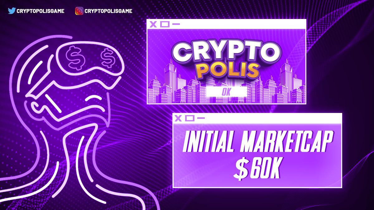 solanagems1000x's tweet image. Announcement!

The starting marketcap for Cryptopolis will now be ONLY $60,000. This decrease in supply will add a huge amount of buying pressure at launch &amp;amp; offers early Cryptopolis investors the chance of explosive growth &amp;amp; massive returns.

Don't miss out on this opportunity!