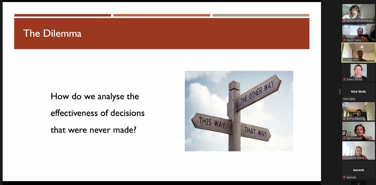 david_carey1's tweet photo. Great set of final presentations from some of our sport analytics masters students this afternoon...

@m_allen2 Estimating the scoreboard impact of passing or taking a shot at goal in Australian rules football https://t.co/JZM5E1PYX2