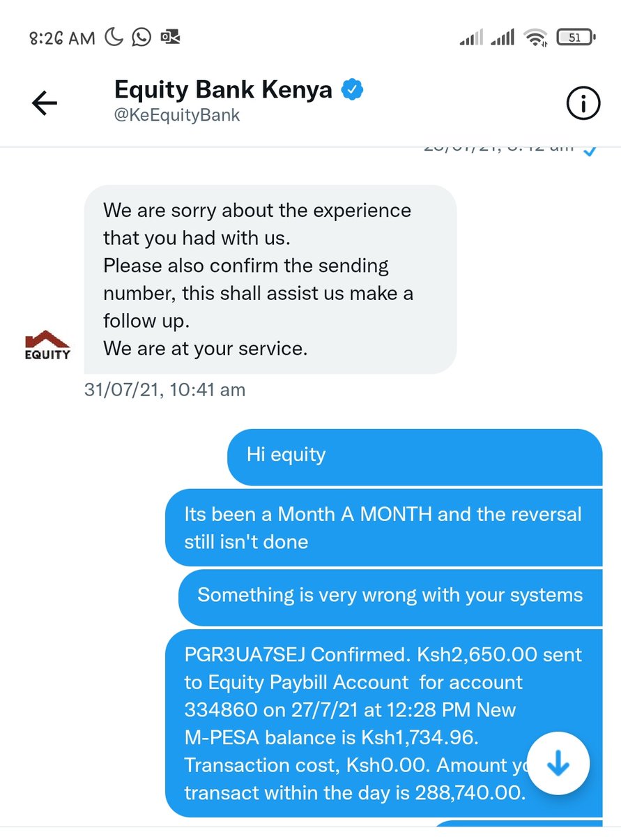 oshengall's tweet photo. @KeEquityBank wacheni wizi 3months later story ni ile ile. Such a big institute jiondoleeni aibu ndogo ndogo https://t.co/8u6ItqFqkx