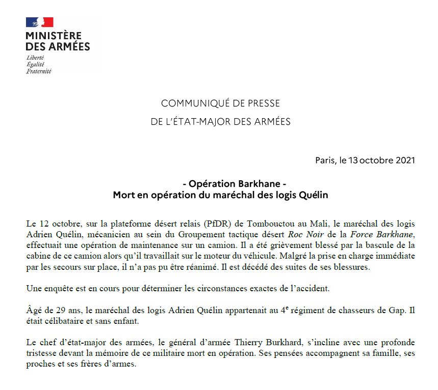 Chef d'état-major des armées tweet media